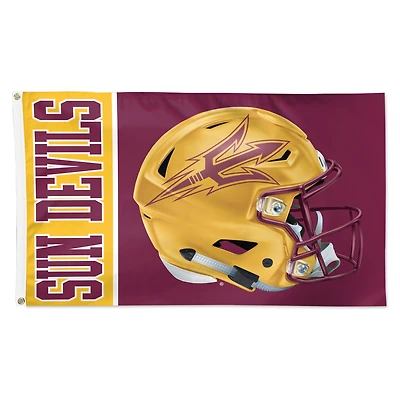 WinCraft Arizona State Sun Devils 3' x 5' Helmet Deluxe Single-Sided Flag