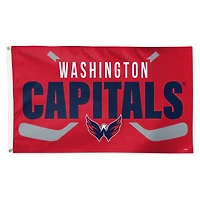 WinCraft Washington Capitals 3' x 5' Hockey Stick Deluxe Single-Sided Flag