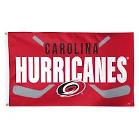WinCraft Carolina Hurricanes 3' x 5' Hockey Stick Deluxe Single-Sided Flag