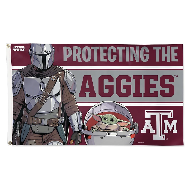 WinCraft Texas A&M Aggies 3' x 5' Star Wars Mandalorian Deluxe Single-Sided Flag
