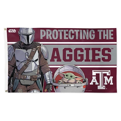 WinCraft Texas A&M Aggies 3' x 5' Star Wars Mandalorian Deluxe Single-Sided Flag