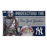 WinCraft New York Yankees 3' x 5' Star Wars Mandalorian Deluxe Single-Sided Flag