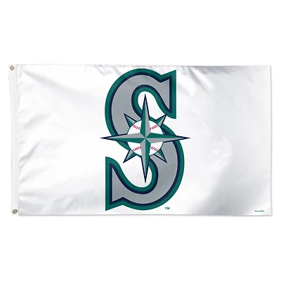WinCraft Seattle Mariners 3' x 5' Single-Sided Vibrant Deluxe Flag
