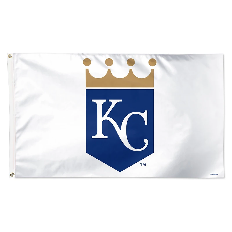 WinCraft Kansas City Royals 3' x 5' Single-Sided Vibrant Deluxe Flag