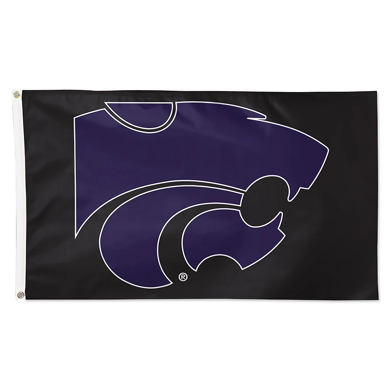 WinCraft Kansas State Wildcats 3' x 5' Single-Sided Vibrant Logo Deluxe Flag