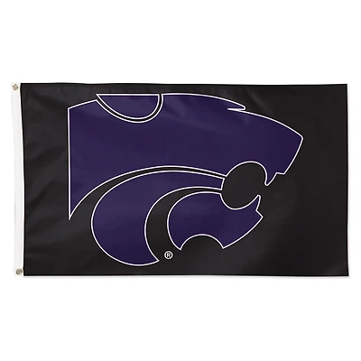 WinCraft Kansas State Wildcats 3' x 5' Single-Sided Vibrant Logo Deluxe Flag