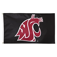 WinCraft Washington State Cougars 3' x 5' Single-Sided Vibrant Deluxe Flag