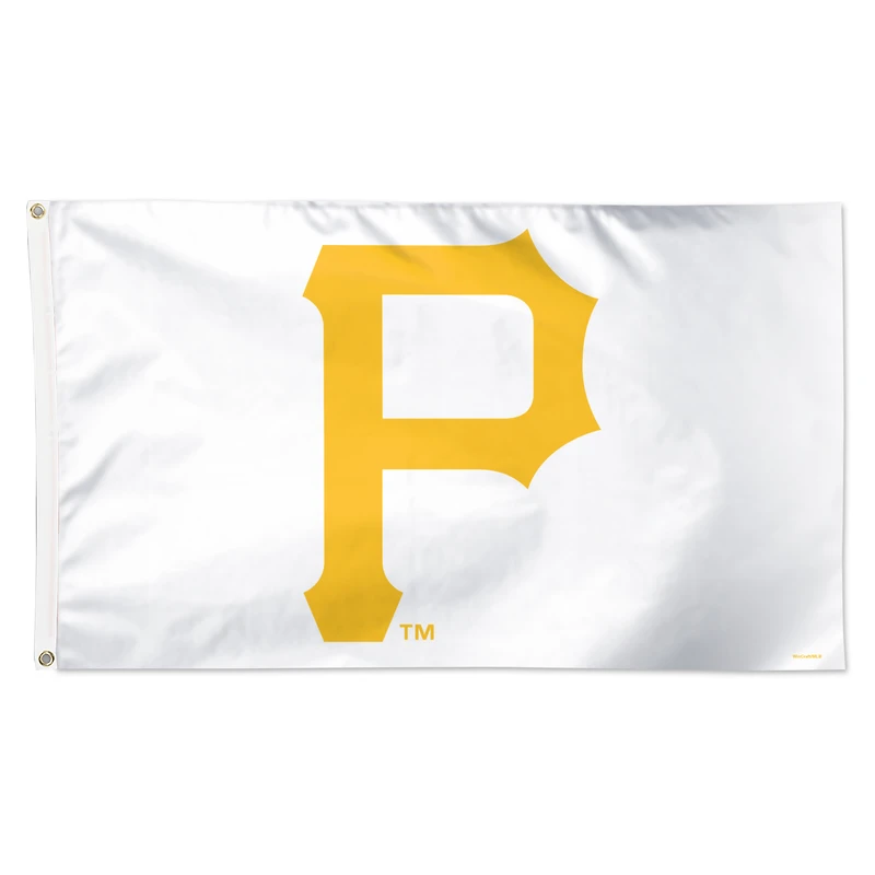 WinCraft Pittsburgh Pirates 3' x 5' Single-Sided Vibrant Logo Deluxe Flag