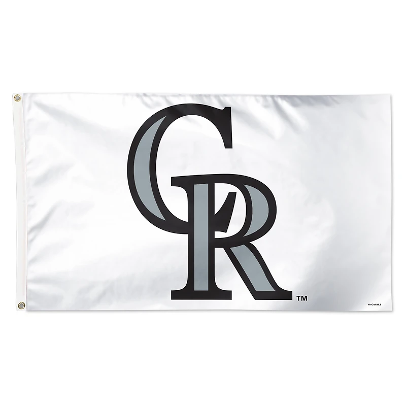 WinCraft Colorado Rockies 3' x 5' Single-Sided Vibrant Logo Deluxe Flag