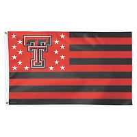 WinCraft Texas Tech Red Raiders 3' x 5' Single-Sided Deluxe Patriotic Stars & Stripes Flag