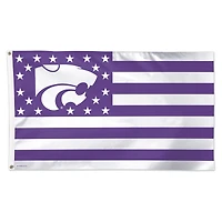 WinCraft Kansas State Wildcats 3' x 5' Single-Sided Deluxe Patriotic Stars & Stripes Flag