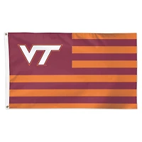 WinCraft Virginia Tech Hokies 3' x 5' Single-Sided Deluxe Patriotic Stars & Stripes Flag