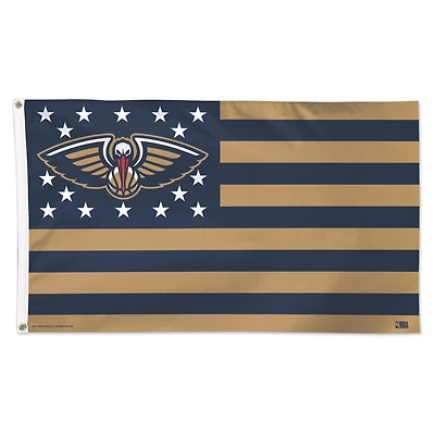WinCraft New Orleans Pelicans 3' x 5' Single-Sided Deluxe Patriotic Americana Flag