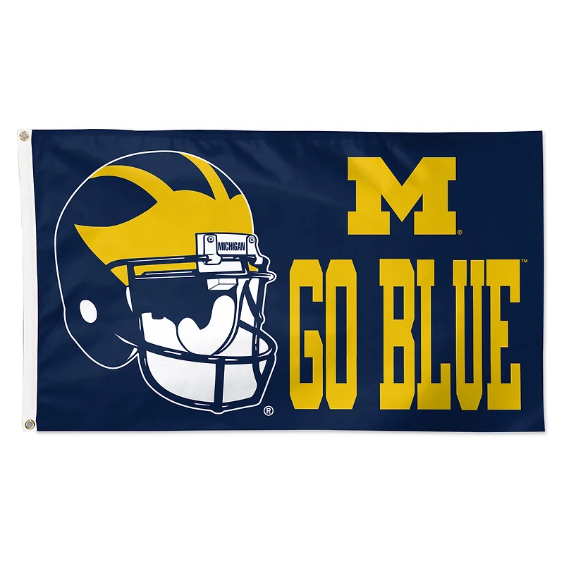 WinCraft Michigan Wolverines 3' x 5' Single-Sided Deluxe Mascot Flag