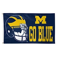 WinCraft Michigan Wolverines 3' x 5' Single-Sided Deluxe Mascot Flag