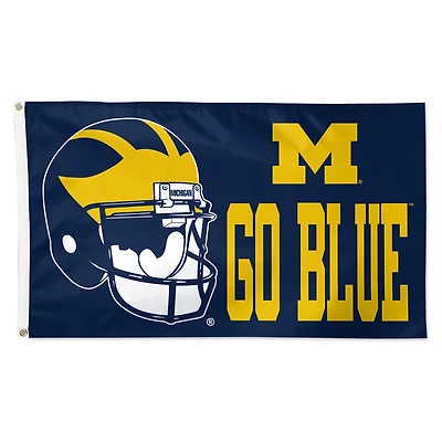 WinCraft Michigan Wolverines 3' x 5' Single-Sided Deluxe Mascot Flag
