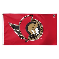 WinCraft Ottawa Senators 3' x 5' Single-Sided Deluxe Primary Team Logo Flag