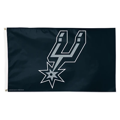 WinCraft San Antonio Spurs 3' x 5' Single-Sided Deluxe Primary Team Logo Flag