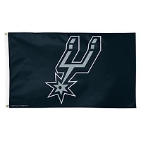 WinCraft San Antonio Spurs 3' x 5' Single-Sided Deluxe Primary Team Logo Flag