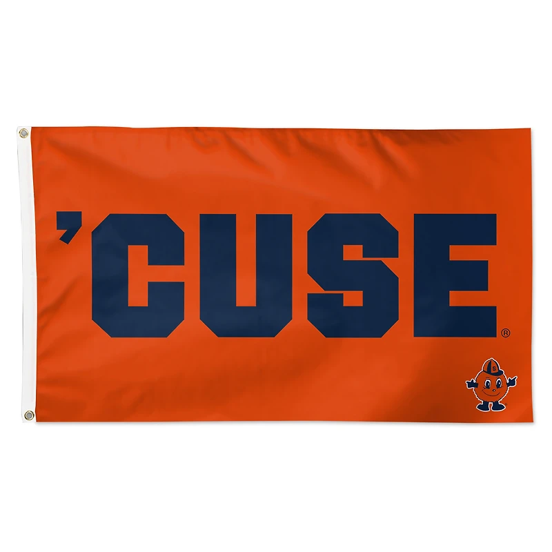 WinCraft Syracuse Orange 3' x 5' Single-Sided Deluxe Secondary Team Logo Flag