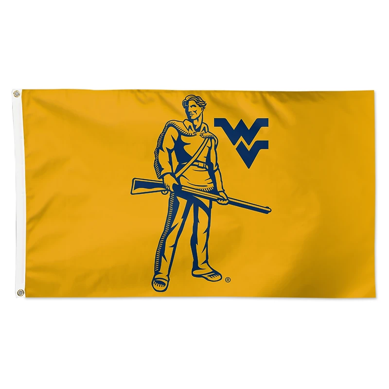 WinCraft West Virginia Mountaineers 3' x 5' Single-Sided Deluxe Secondary Team Logo Flag