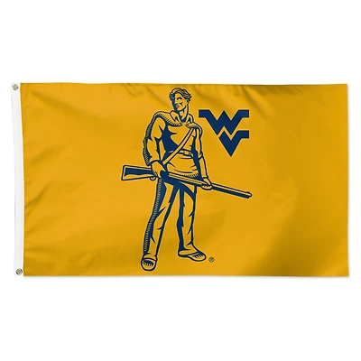WinCraft West Virginia Mountaineers 3' x 5' Single-Sided Deluxe Secondary Team Logo Flag