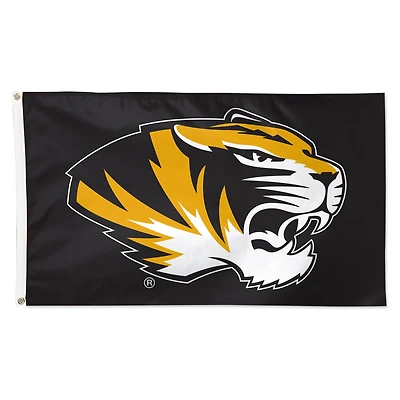 WinCraft Missouri Tigers 3' x 5' Single-Sided Deluxe Secondary Team Logo Flag