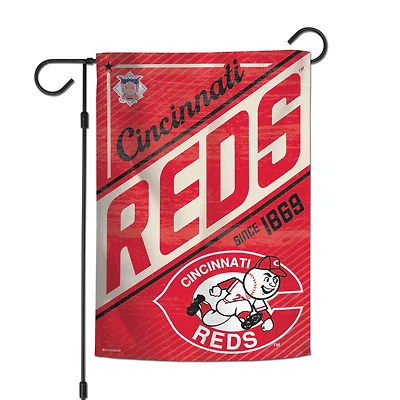 WinCraft Cincinnati Reds 12" x 18" Cooperstown Collection Double-Sided Garden Flag
