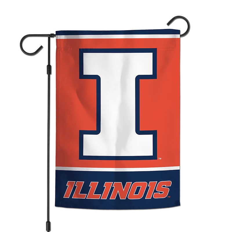 WinCraft Illinois Fighting Illini 12'' x 18'' Favorite Team Garden Flag
