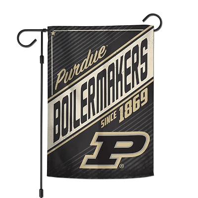 WinCraft Purdue Boilermakers 12" x 18" Throwback Logo Double-Sided Garden Flag