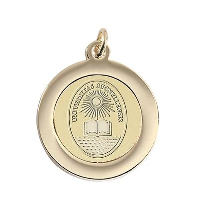 Gold Bucknell Bison Pendant