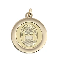 Gold Bucknell Bison Pendant