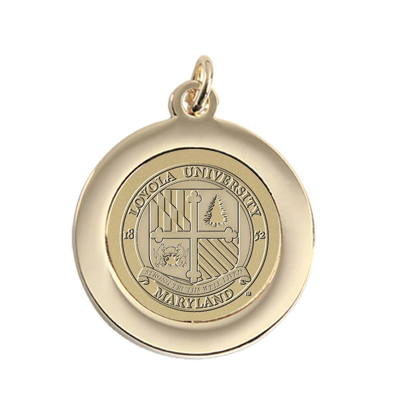 Gold Loyola Greyhounds Pendant