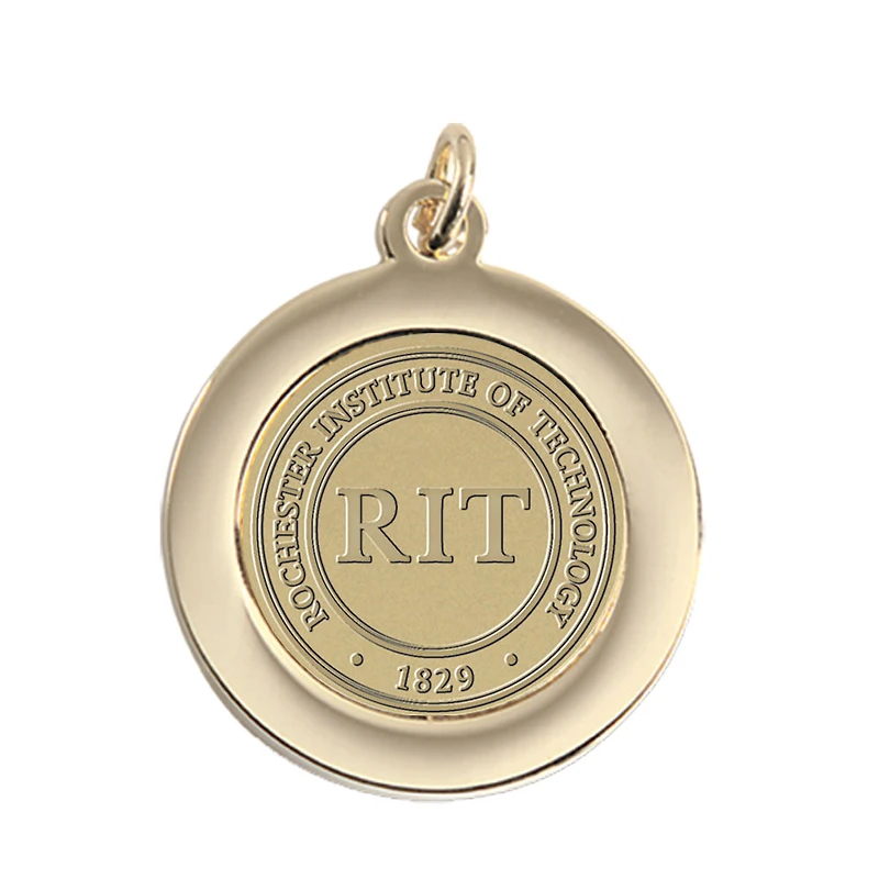 Gold Rochester Institute of Technology Tigers Pendant
