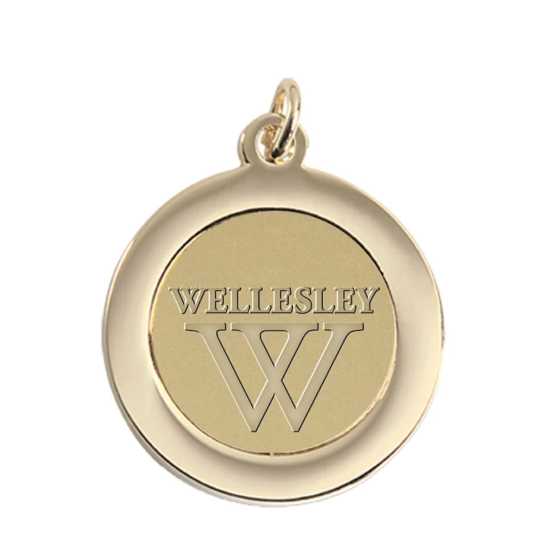 Gold Wellesley Blue Pendant