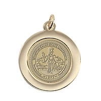 Gold Winston-Salem State Rams Pendant