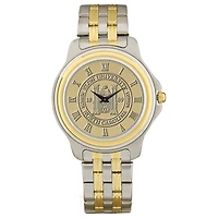 Gold/Silver Elon Phoenix Two-Tone Medallion Wristwatch