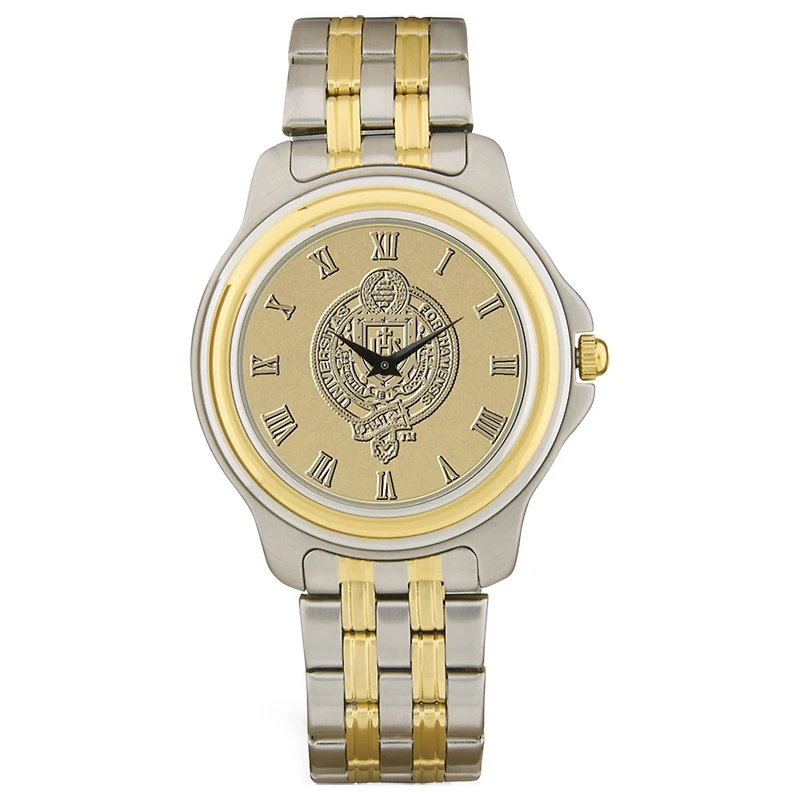 Gold/Silver Fordham Rams Two-Tone Medallion Wristwatch