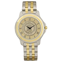 Gold/Silver Gettysburg Bullets Two-Tone Medallion Wristwatch