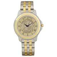 Gold/Silver Loyola Greyhounds Two-Tone Medallion Wristwatch