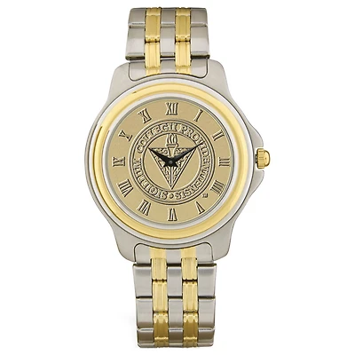 Gold/Silver Providence Friars Two-Tone Medallion Wristwatch