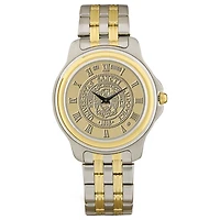 Gold/Silver Saint Louis Billikens Logo Two-Tone Medallion Wristwatch