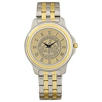 Gold/Silver Winston-Salem State Rams Two-Tone Medallion Wristwatch