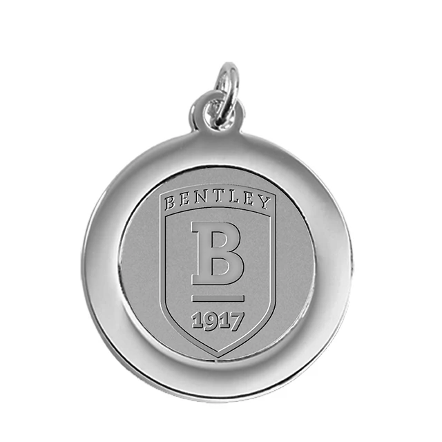 Silver Bentley Falcons Pendant