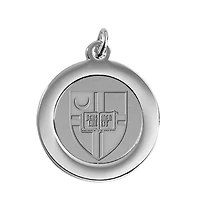 Silver Catholic University Cardinals Pendant