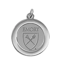 Silver Emory Eagles Pendant