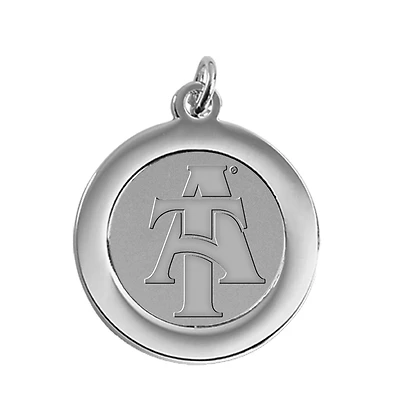 Silver North Carolina A&T Aggies Pendant