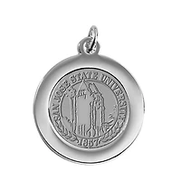 Silver San Jose State Spartans Pendant