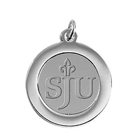 Silver Saint Joseph's Hawks Pendant