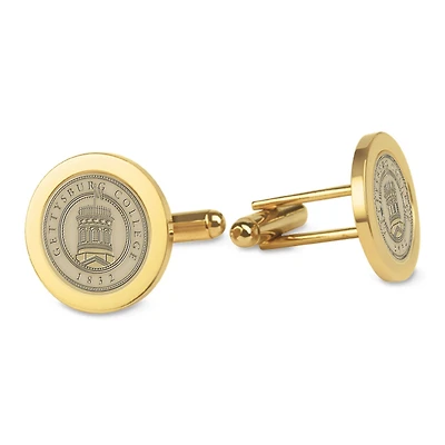 Gold Gettysburg Bullets Cufflinks